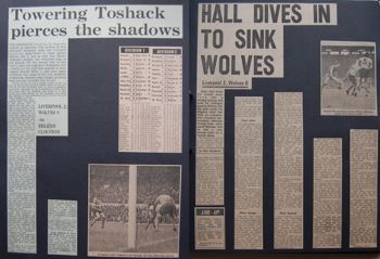 Press reports from Adrian Killen's scrapbook