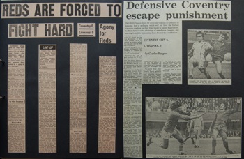 Press reports from Adrian Killen's scrapbook