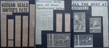 Press reports from Adrian Killen's scrapbook