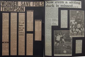Press reports from Adrian Killen's scrapbook