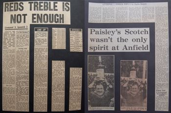Press reports from Adrian Killen's scrapbook