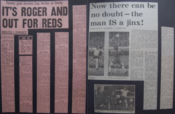 Press reports from Adrian Killen's scrapbook