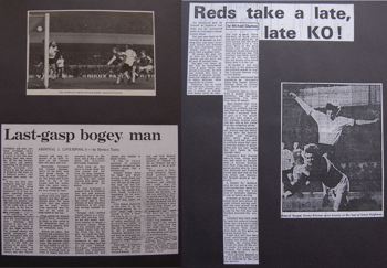 Press reports from Adrian Killen's scrapbook