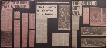 Press reports from Adrian Killen's scrapbook