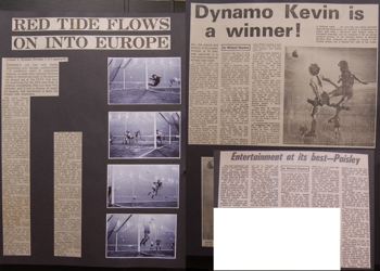 Press report from Adrian Killen's scrapbook