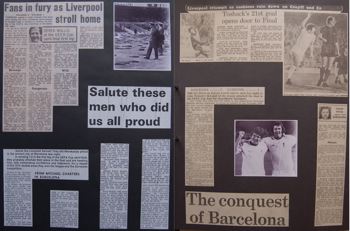 Press reports from Adrian Killen's scrapbook