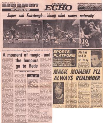 A moment of magic! - Football Echo 3 April 1976