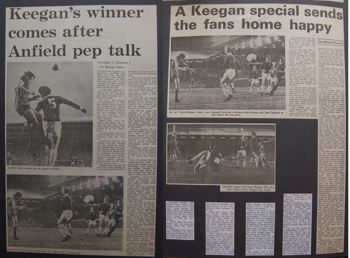 Press report from Adrian Killen's scrapbook