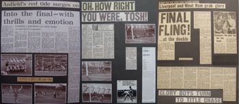 Press report from Adrian Killen's scrapbook