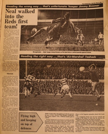 Neal walked into the first team - 8 May 1976