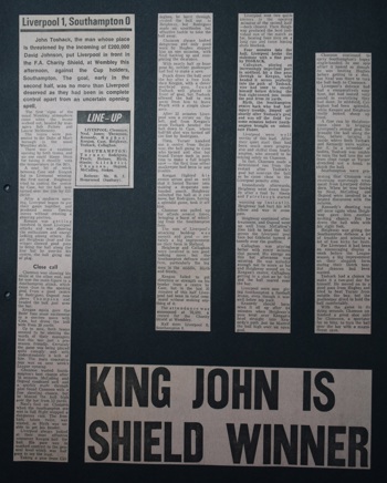 King John is Shield winner!