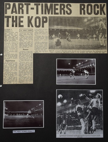 Press report from Adrian Killen's scrapbook