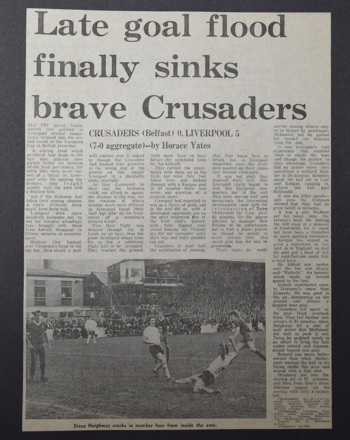 Press report from Adrian Killen's scrapbook