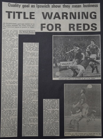 Press report from Adrian Killen's scrapbook