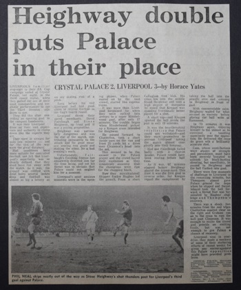 Press report from Adrian Killen's scrapbook