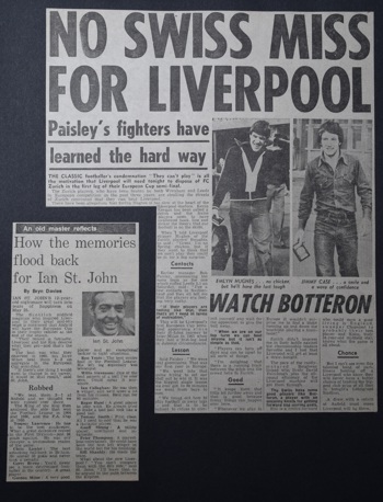 Memories flood back for St John! - 6 April 1977