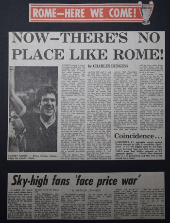 Press report from Adrian Killen's scrapbook