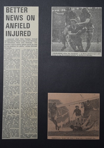 Better news on Anfield injured!