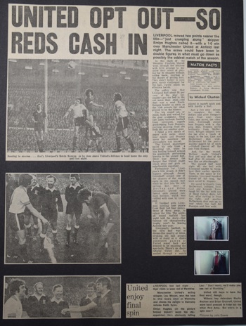 Press report from Adrian Killen's scrapbook