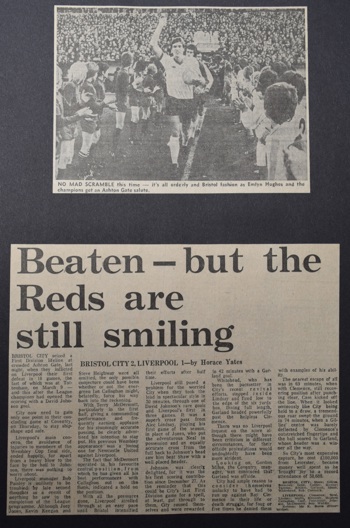 Press report from Adrian Killen's scrapbook