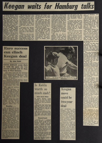 Keegan waits for Hamburg talks