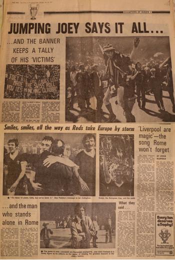 Jumping Joey says it all - Rome 77