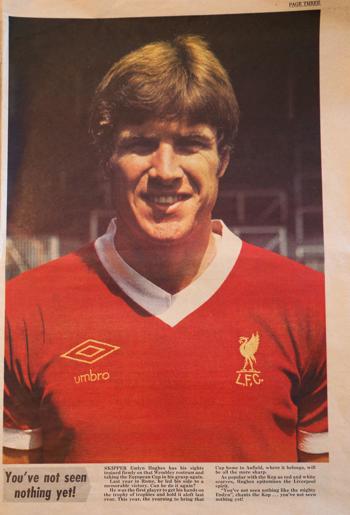 Poster of skipper Emlyn Hughes