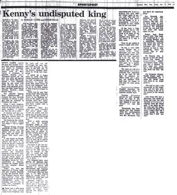 Kenny's undisputed king