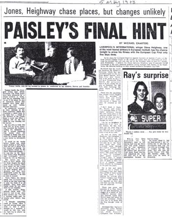 Paisley's final hint