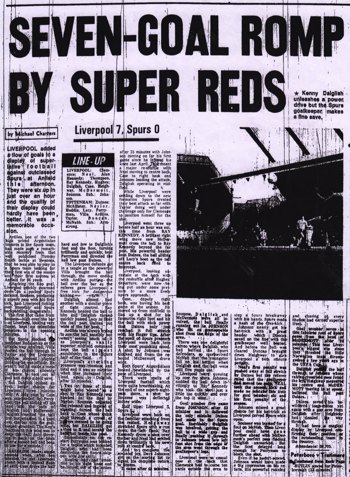 Seven-goal romp by super Reds