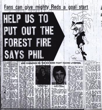 Phil Thompson wants fans to put out the Forest fire