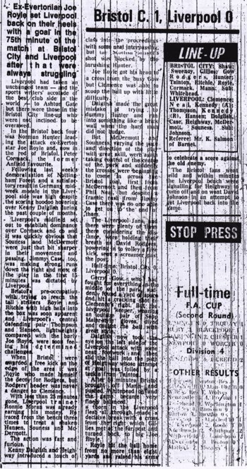 Ex-Evertonian Joe Royle sets Liverpool back on their heels