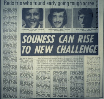 Souness can rise to new challenge - January 1978