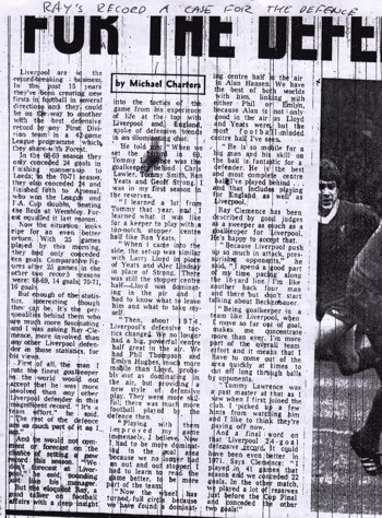 Ray's record a case for the defence