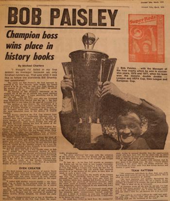 Paisley profile in the Liverpool Echo - March 1979