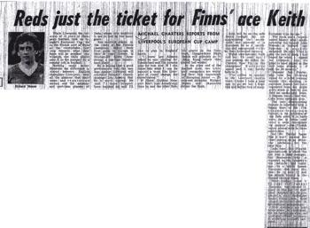 Reds just the ticket for for Finn's ace Keith