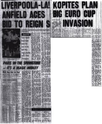 Liverpool Echo - aftermath of match