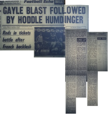 Gayle blast followed by Hoddle humdinger - 25 April 1981