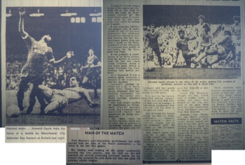 Liverpool Echo report from Liverpool - Man City on 19 May 1981