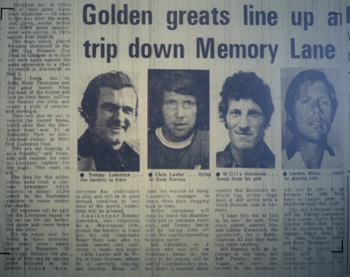 Golden Greats line up in 15 years' anniversary of 1965 FA Cup final