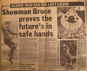 Showman Bruce proves the future is in safe hands - May 1982