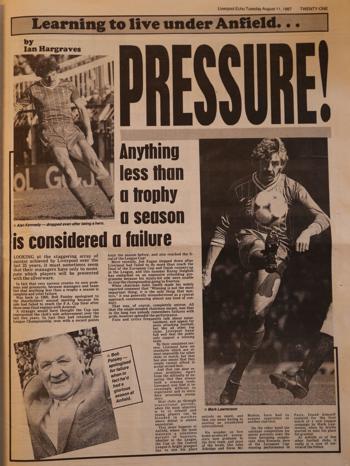 Learning to live with the Anfield pressure