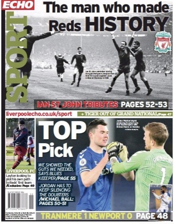 Liverpool Echo Backpage