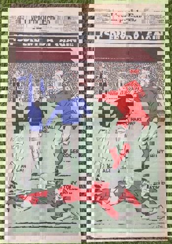 Frontpage of Liverpool Echo