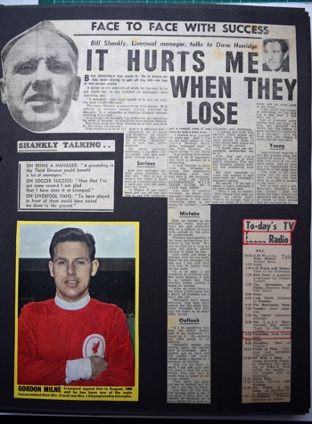 It hurts me when they lose - April 1964