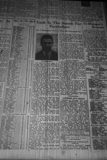 Luck in the search for footballers