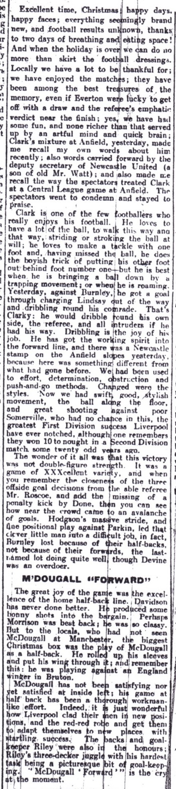 Clark in sensational form
