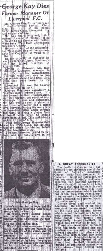 George Kay passes away