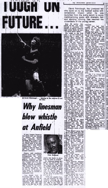 Fairclough on his future at Liverpool - 27 January 1979