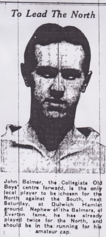 Balmer - the promising player at Collegiate Old Boys